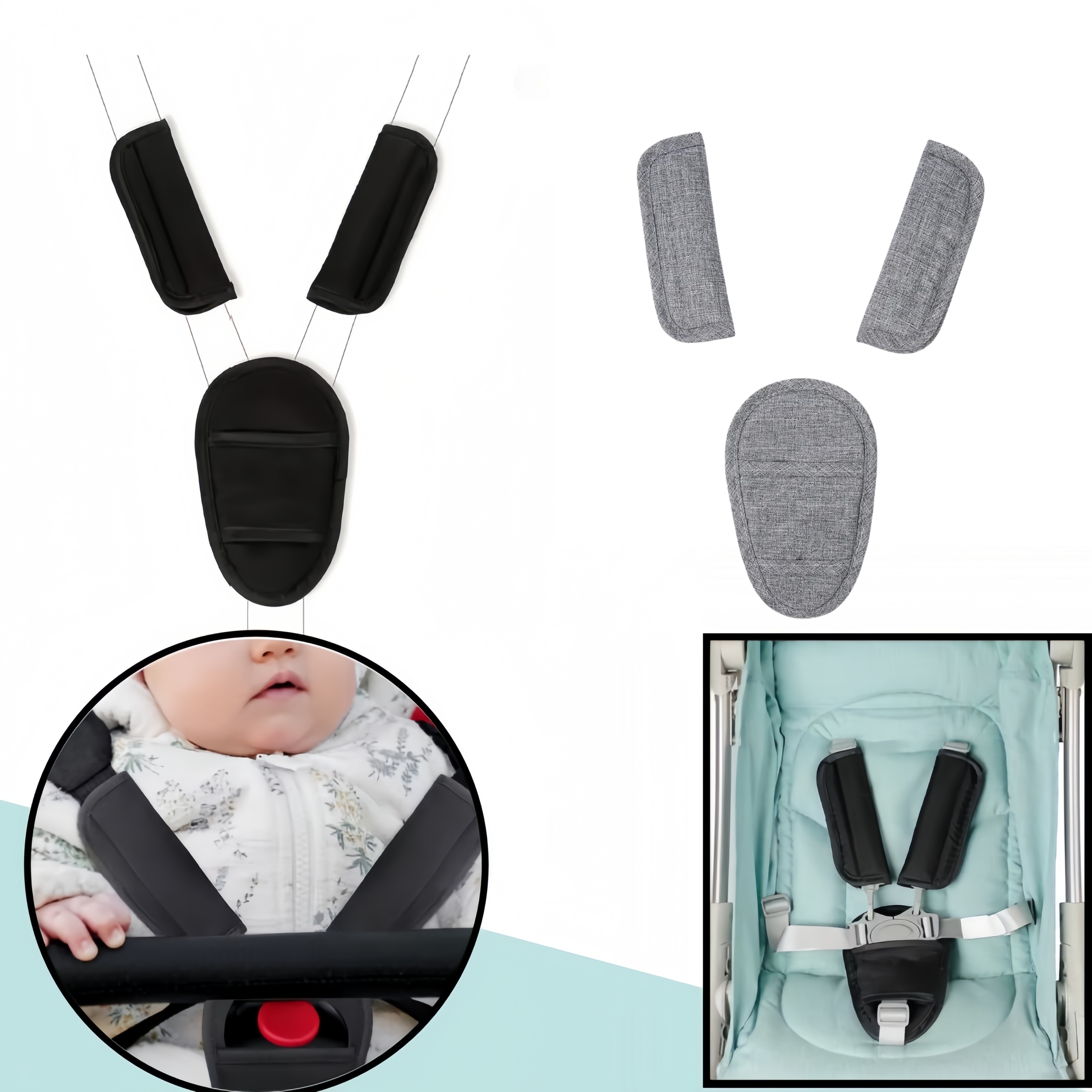 Car Accessories For Baby - Prevent strangulation Baby Car Seat Belt