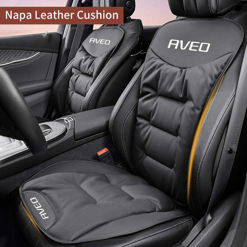 Leather Car Seat Cover - Nappa Leather Car Seat Cushion For
