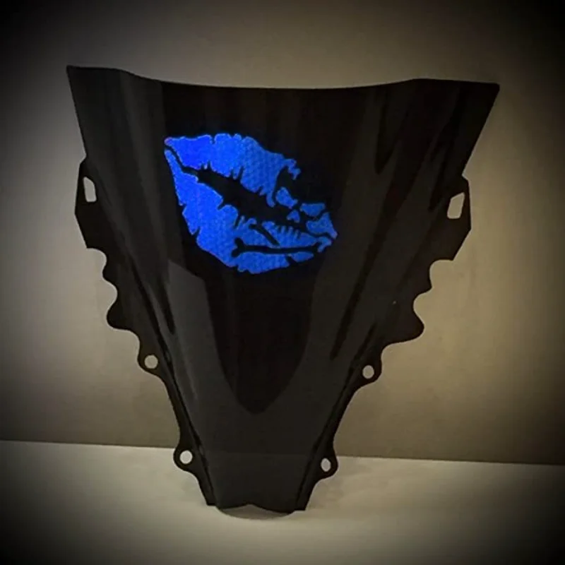 Car Accessories For Women - Motorcycle Helmet Skull Sticker Sexy Lips