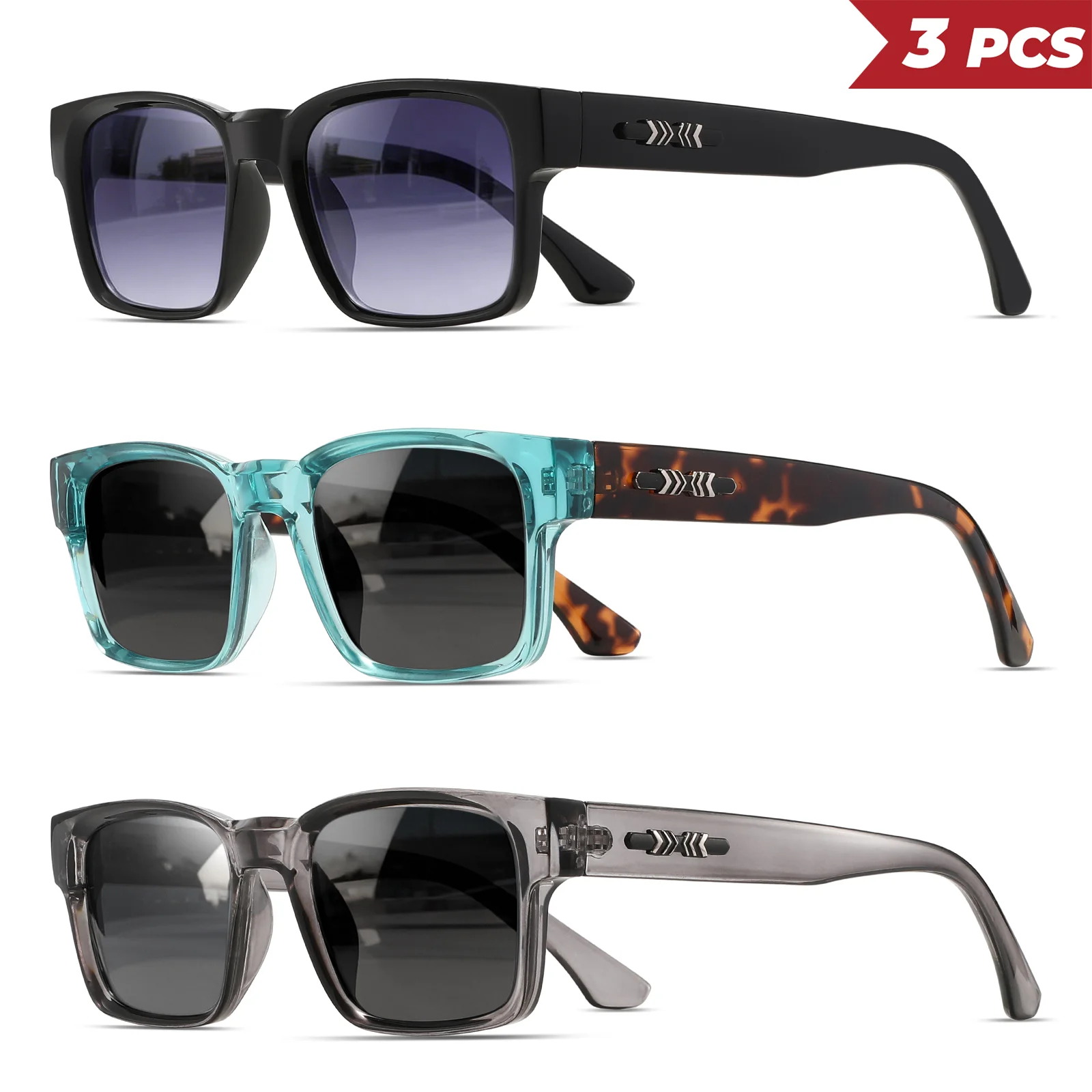 Car Accessories Website - 1/3PCS Oversize frame One-piece Goggle Men