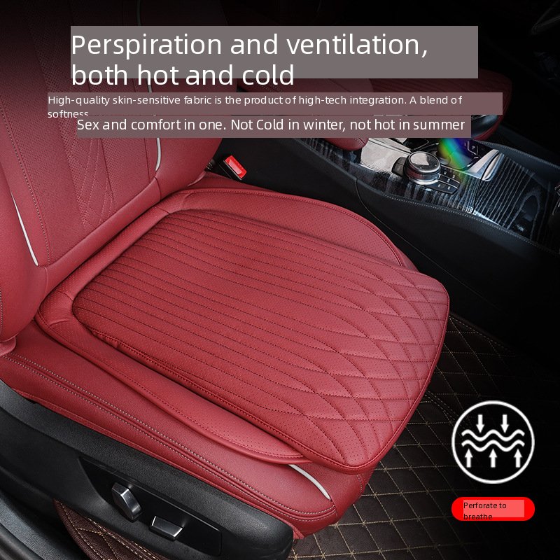 Leather Car Seat Cover - Breathable Car Seat Cushion Luxury Leather