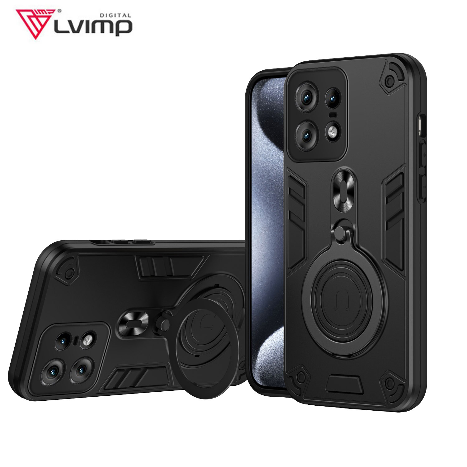 Car Phone Holder Magnetic - 360 ° Rotating Metal Car Bracket