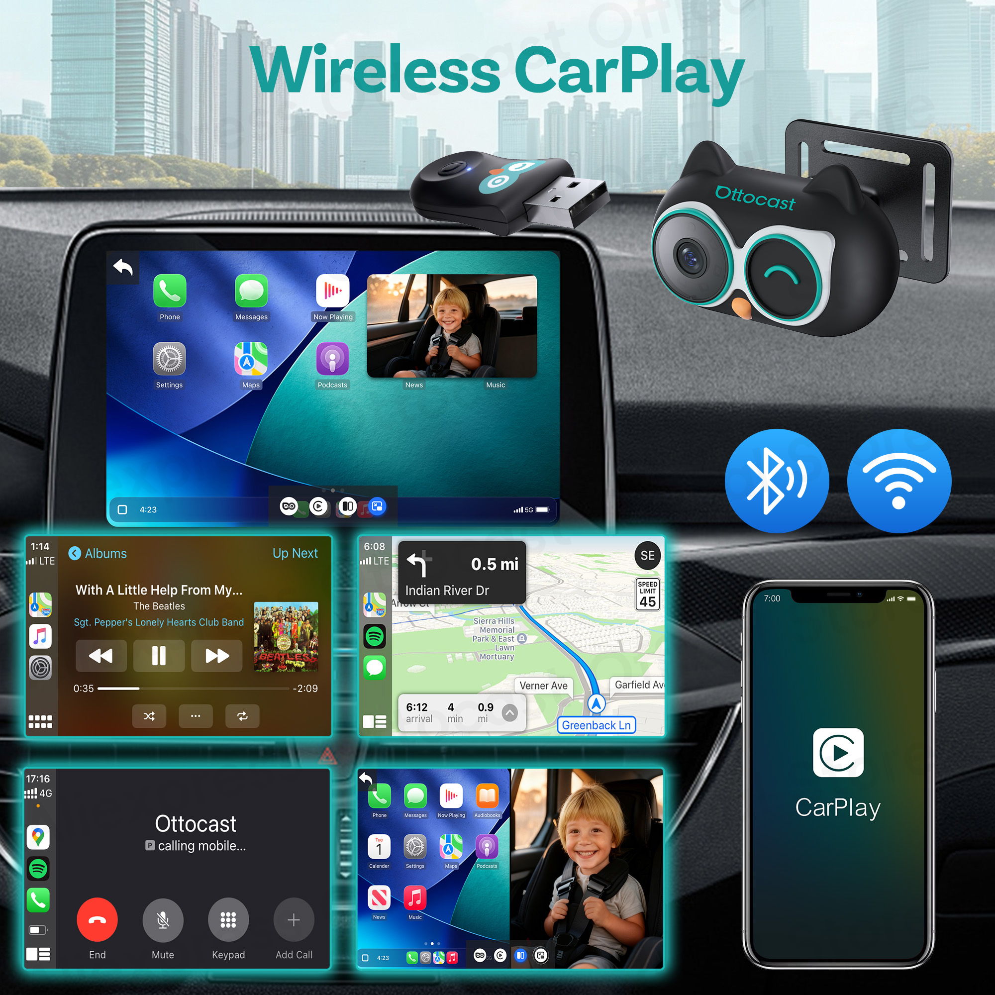 Ottocast Cabin Care Adapter Wi - Car Accessories For Baby บทวิจารณ์และราคา