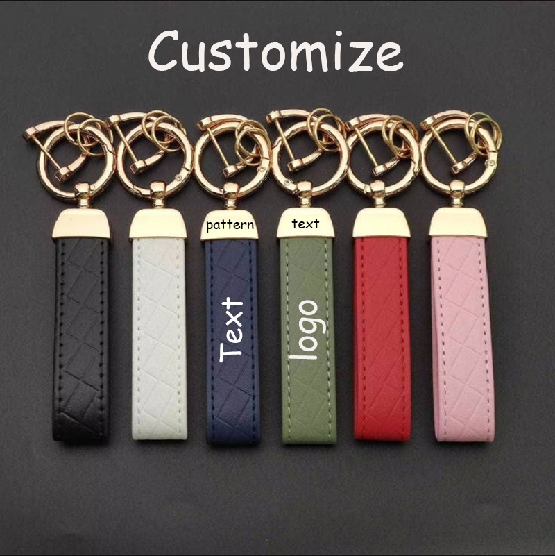 1/6/18PCS Leather KeyChain Cus - Car Accessories Name บทวิจารณ์และราคา