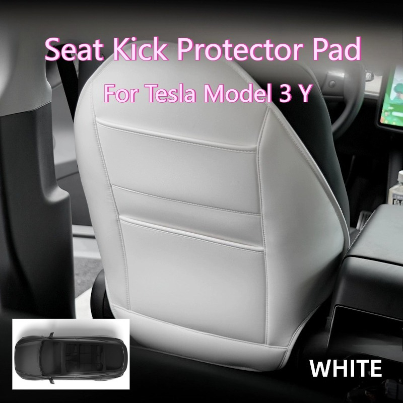 Seat Kick Protector Pad for Te - Leather Car Seat Cover บทวิจารณ์และราคา