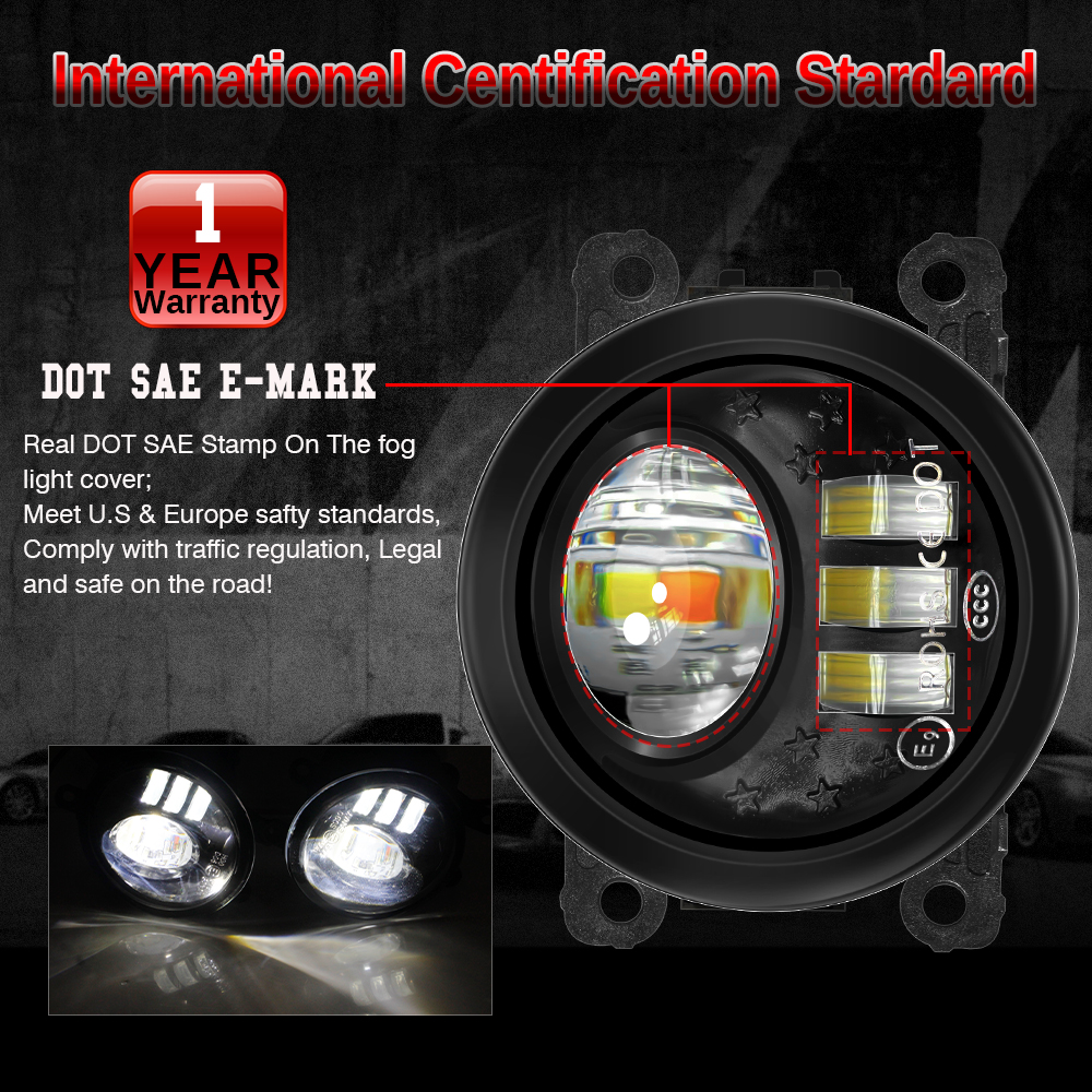 2 Pieces 60W Car Front Bumper  - Car Accessories Xl6 บทวิจารณ์และราคา