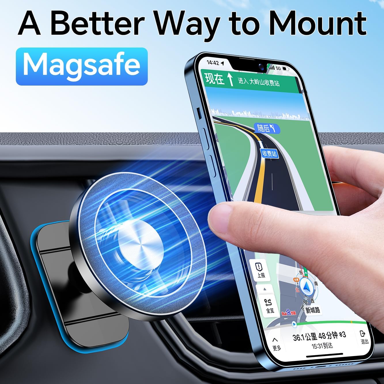 Kaistyle for Magsafe Car Mount - Car Accessories For Women บทวิจารณ์และราคา