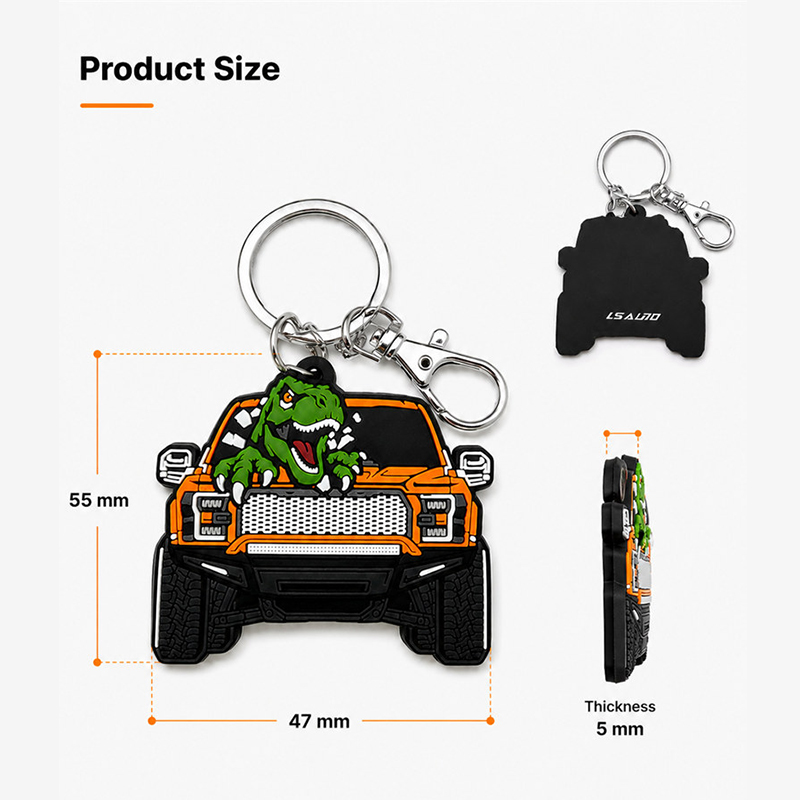 Soft Rubber Key Chain For Ford - Car Accessories Gift Ideas บทวิจารณ์และราคา