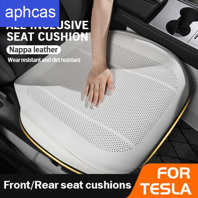 For Tesla Model Y 2019-2026 MY - Leather Car Seat Cover บทวิจารณ์และราคา