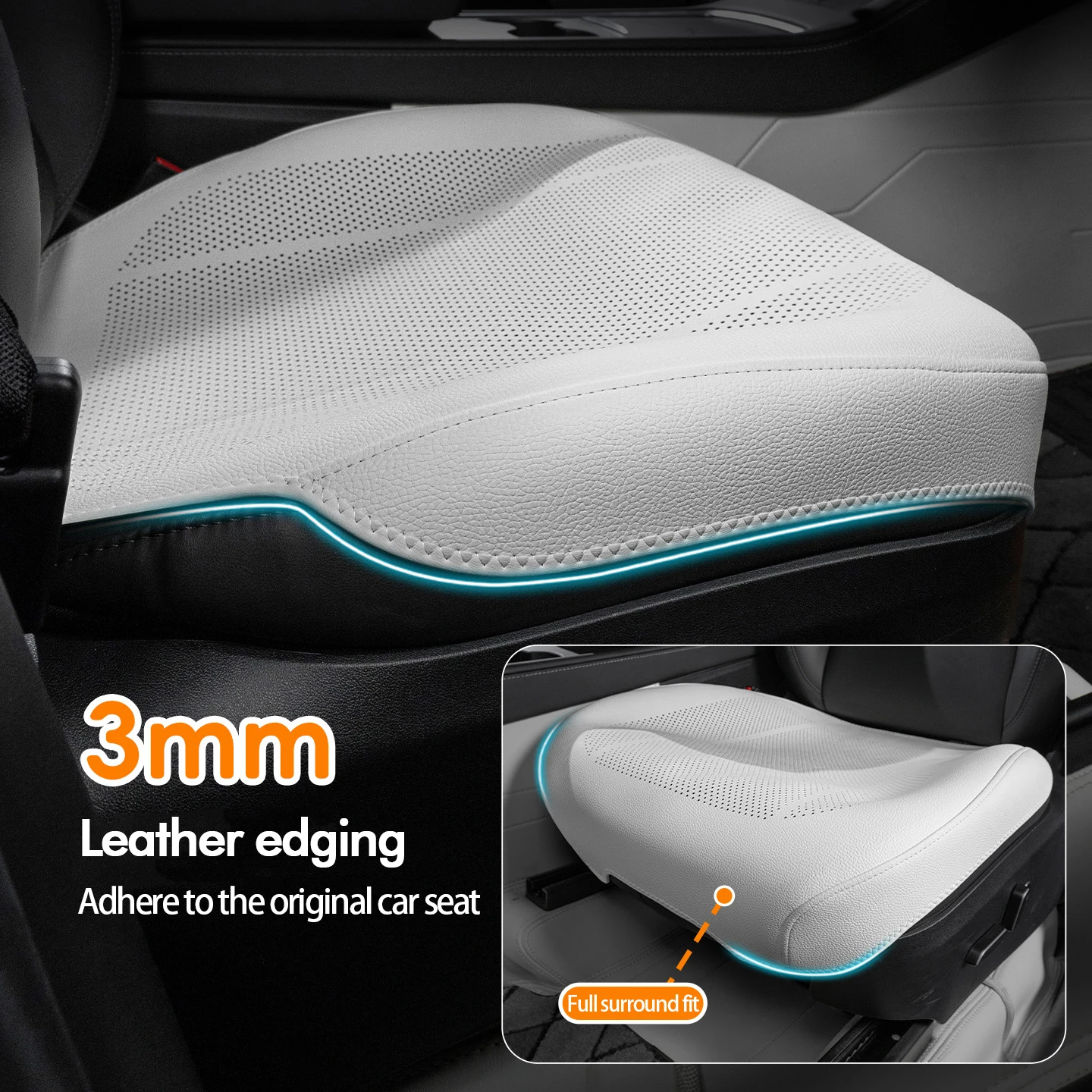 For Tesla Model Y 2019-2026 MY - Leather Car Seat Cover บทวิจารณ์และราคา