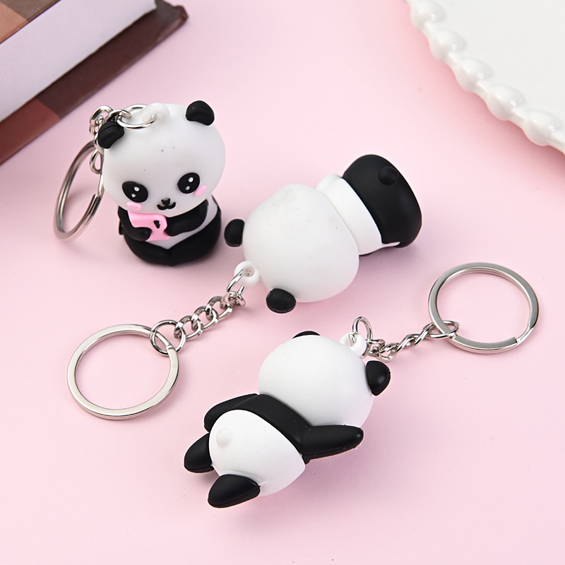 Cute Cartoon Couple Panda Keyc - Car Accessories Gift Ideas บทวิจารณ์และราคา