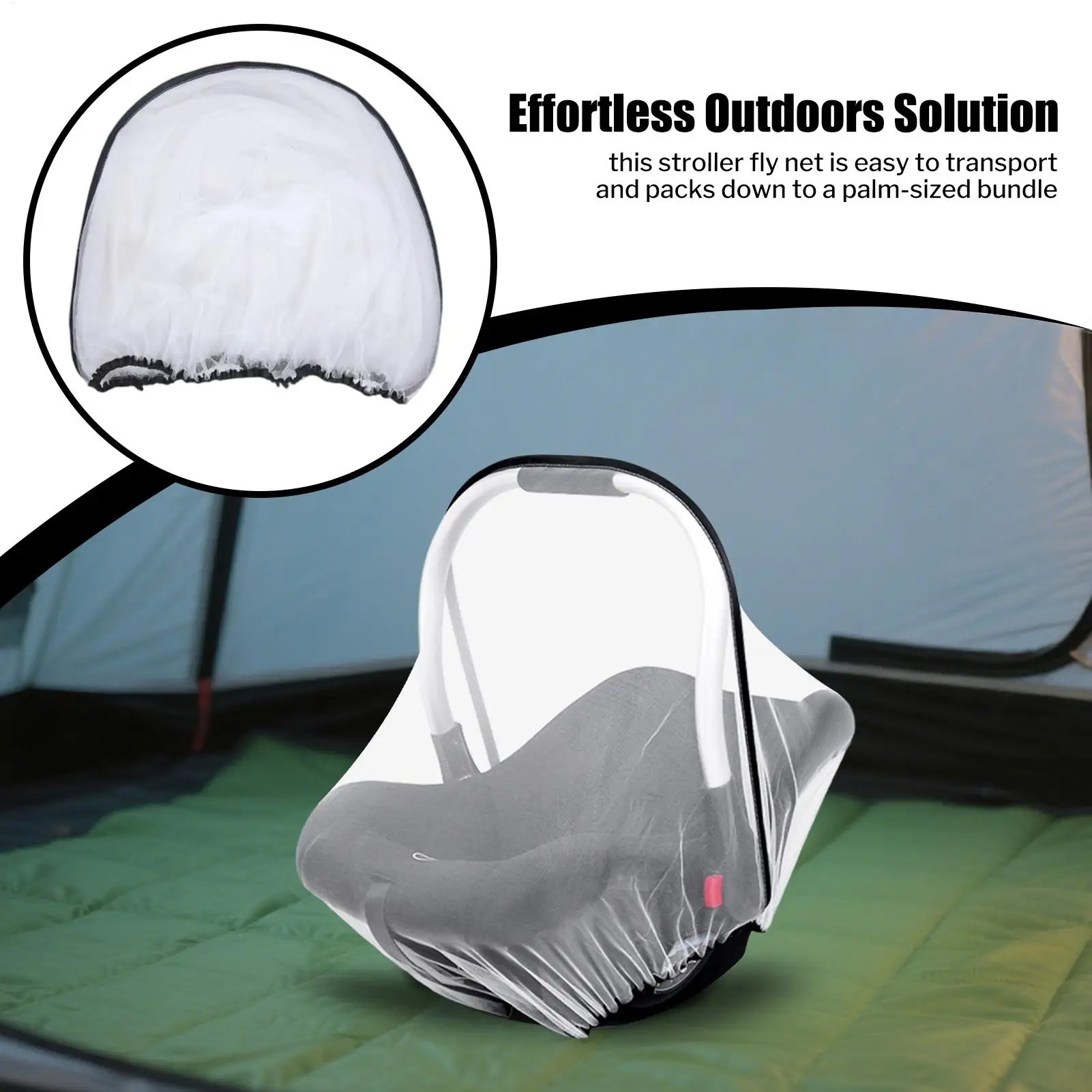 Baby Stroller Basket Mosquito  - Car Accessories For Baby บทวิจารณ์และราคา