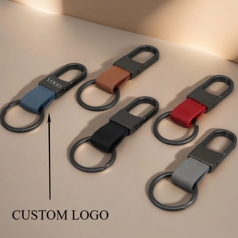 Fashion Leather Keychains Cust - Car Accessories Name บทวิจารณ์และราคา