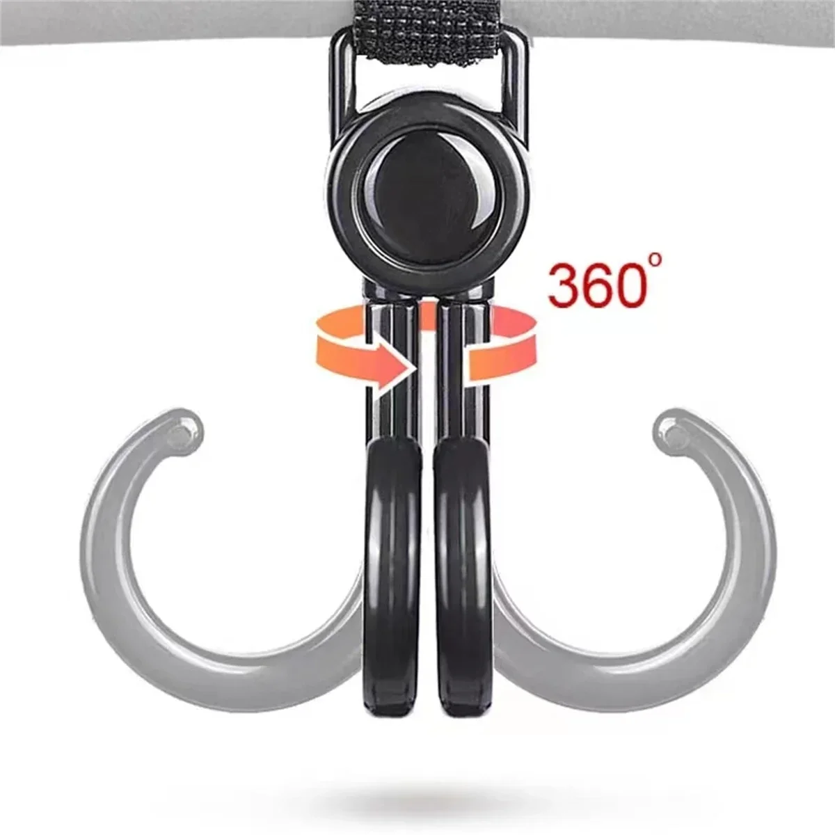 2PCS Hooks for Stroller Car Sh - Car Accessories For Baby บทวิจารณ์และราคา