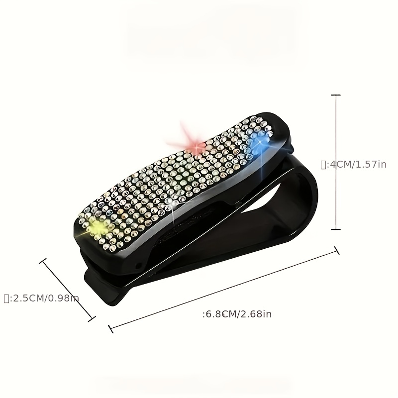 Bling Rhinestone Car Sun Visor - Car Accessories For Women บทวิจารณ์และราคา