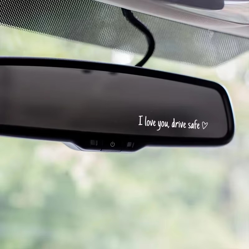 I Love You Rearview Mirror Dec - Car Accessories For Women บทวิจารณ์และราคา