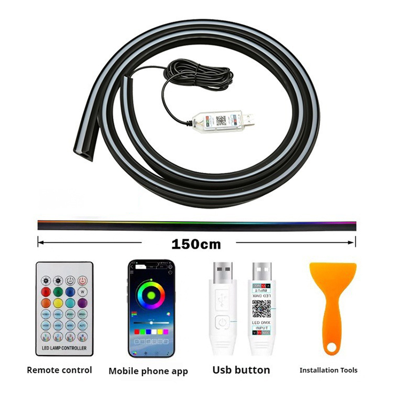 1.5M LED Car Dashboard Sealing - Car Accessories Sound System บทวิจารณ์และราคา