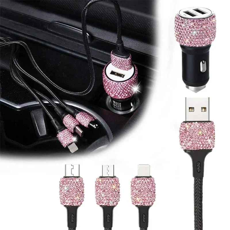 USB Car Charger 5V 2.1A Dual-P - Car Accessories For Women บทวิจารณ์และราคา