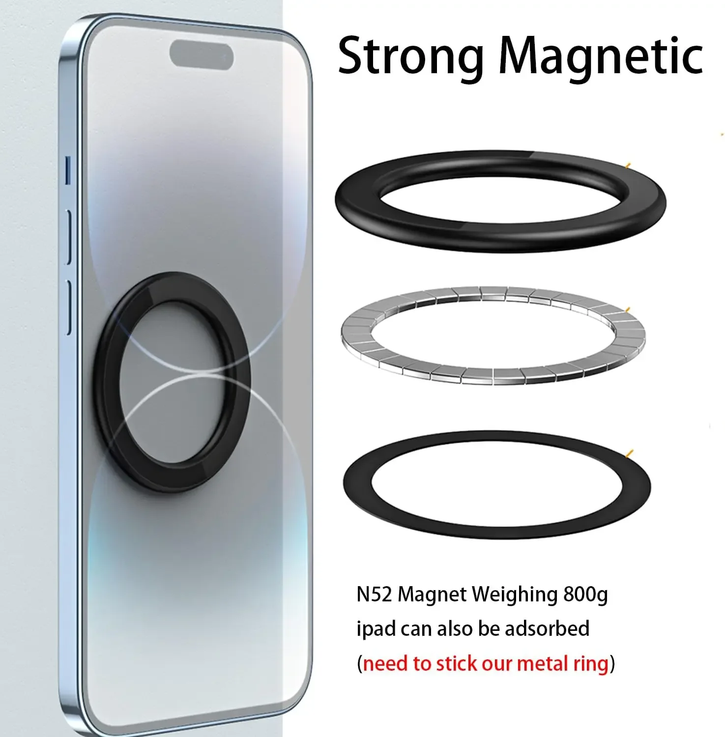 For MagSafe Magnetic Ring Hold - Car Phone Holder Magnetic บทวิจารณ์และราคา