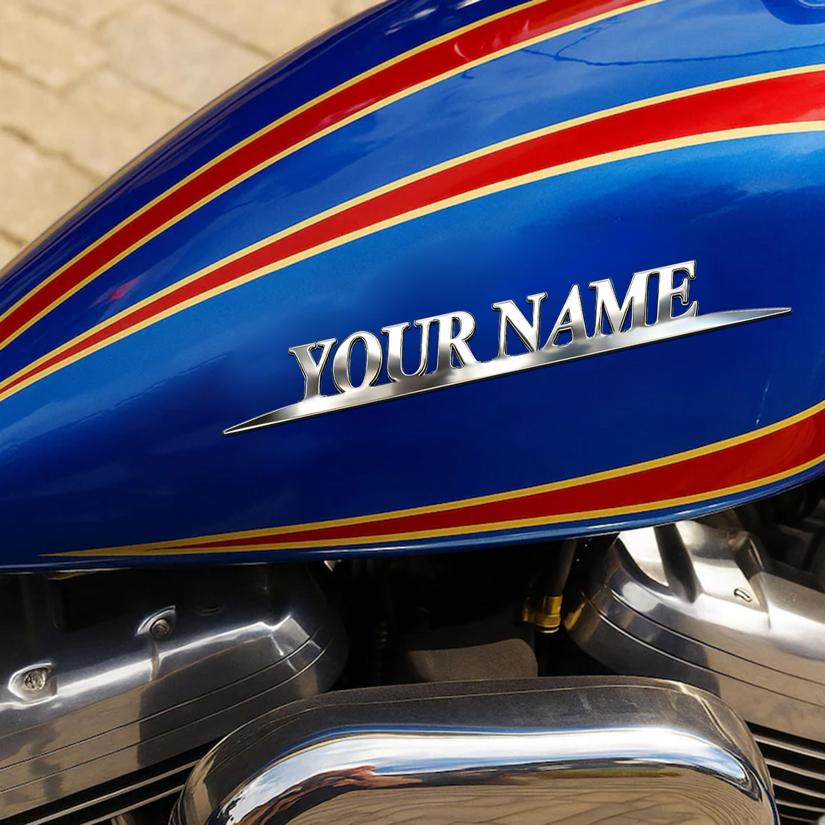Metal Trendy YOUR NAME Sticker - Car Accessories Name บทวิจารณ์และราคา