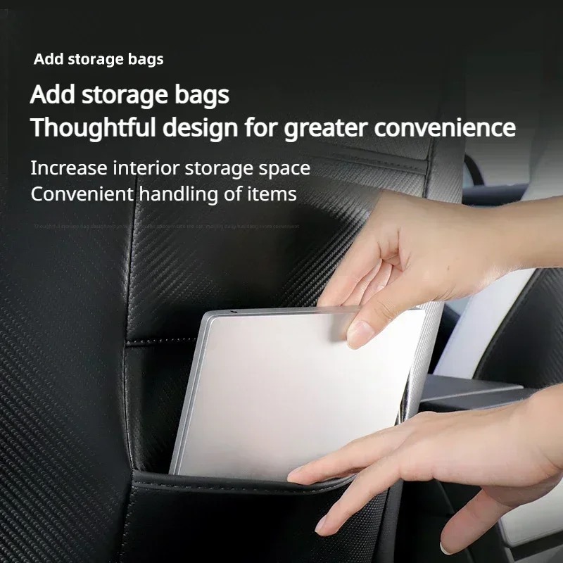 Seat Kick Pad for Tesla Model  - Leather Car Seat Cover บทวิจารณ์และราคา