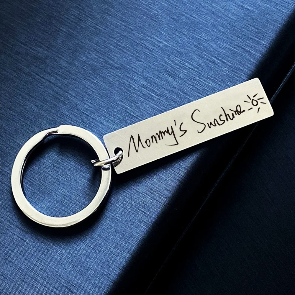 Actual Handwriting Keychain Cu - Car Accessories Gift Ideas บทวิจารณ์และราคา