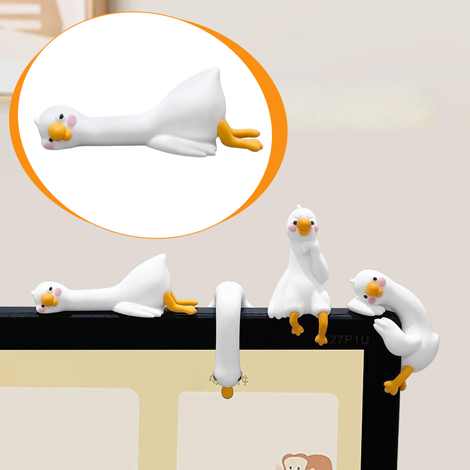 Cute 3D Duck Figurine Mini Res - Car Accessories Gift Ideas บทวิจารณ์และราคา