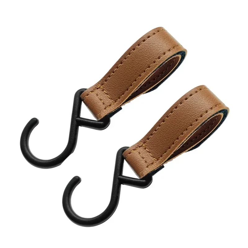 PU Leather Baby Stroller Hook  - Car Accessories For Baby บทวิจารณ์และราคา