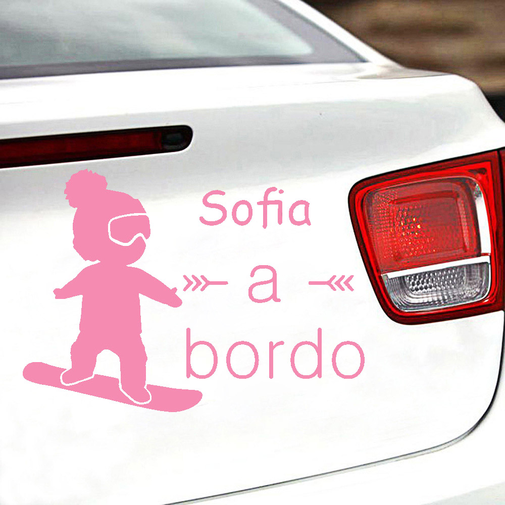 1pc Vinyl baby a bordo colorfu - Car Accessories For Baby บทวิจารณ์และราคา