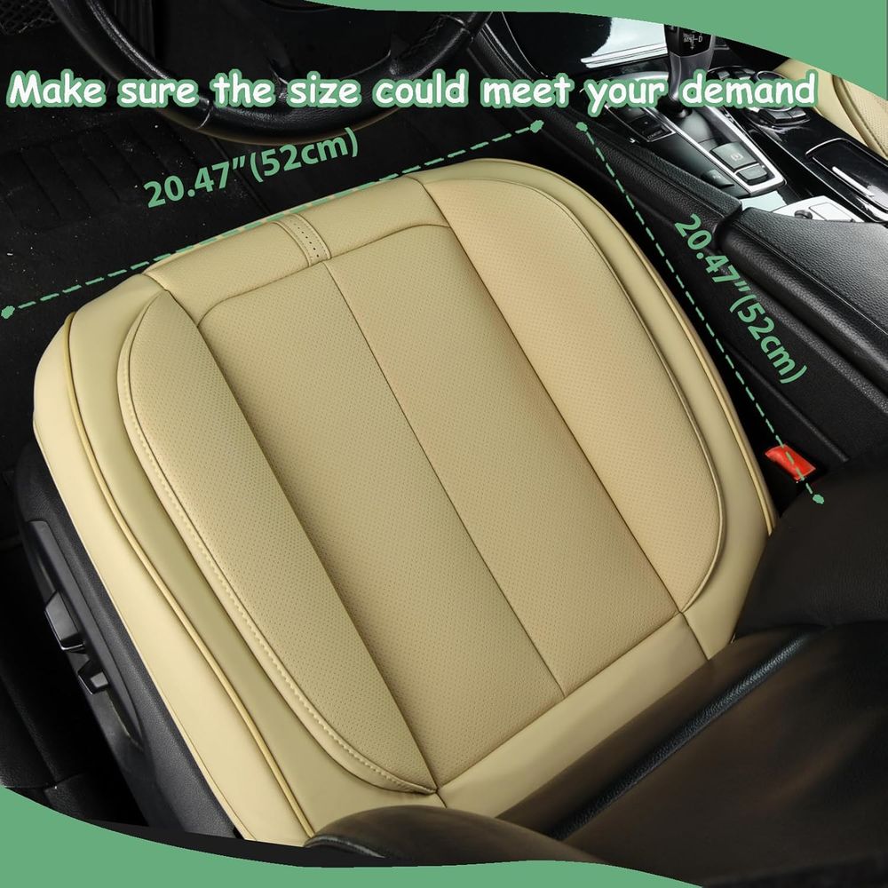 Universal Front Car Seat Cover - Leather Car Seat Cover บทวิจารณ์และราคา