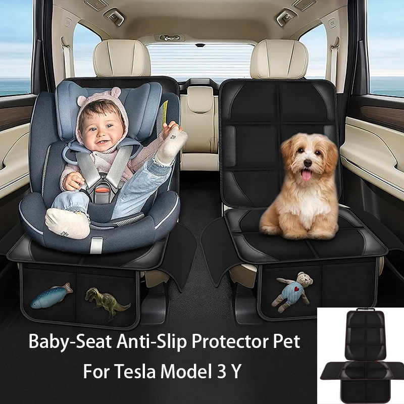 For Tesla Model 3 Y Car Seat C - Leather Car Seat Cover บทวิจารณ์และราคา