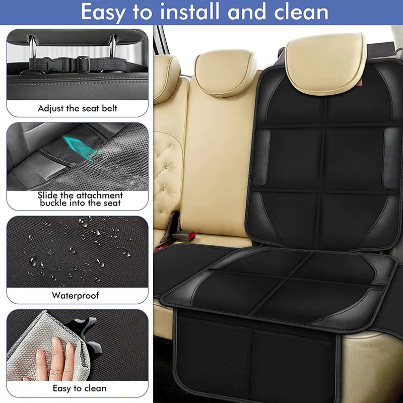 For Tesla Model 3 Y Car Seat C - Leather Car Seat Cover บทวิจารณ์และราคา