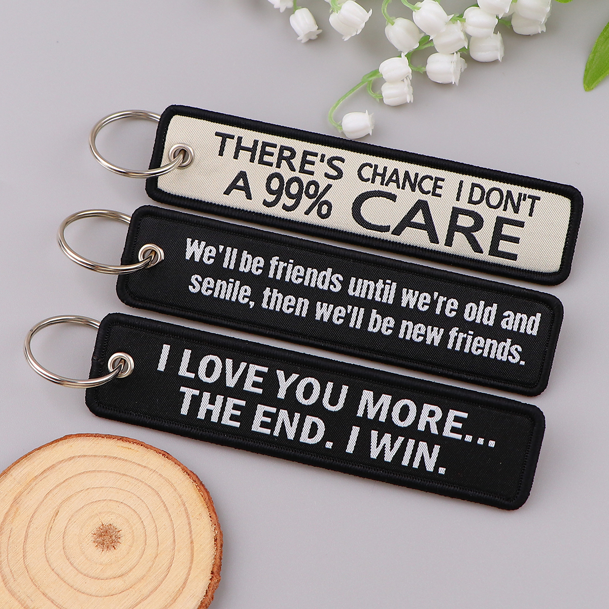 Van Gogh Embroidery Key Fobs K - Car Accessories For Women บทวิจารณ์และราคา