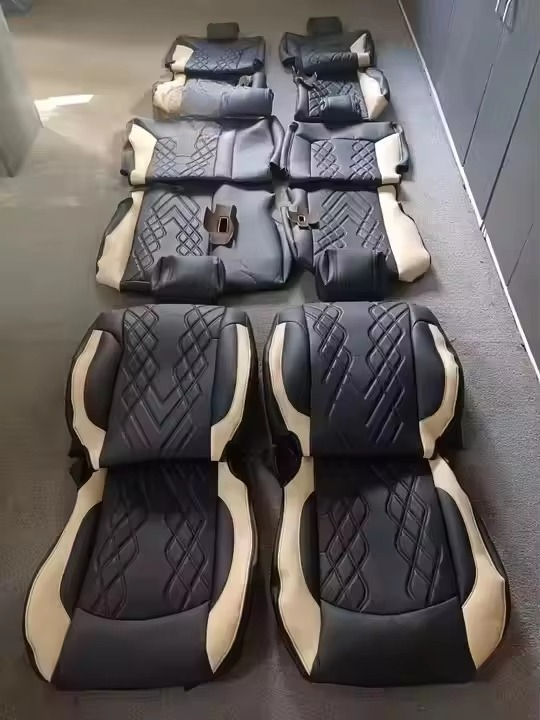 Factory Luxury Full Set Leathe - Leather Car Seat Cover บทวิจารณ์และราคา