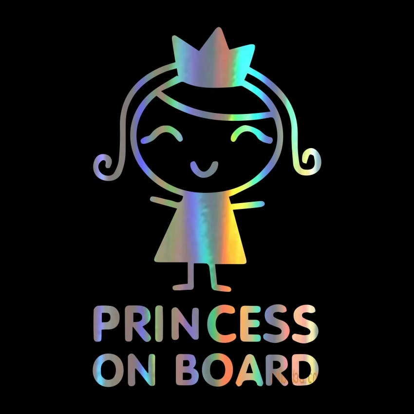 Car Stickers Personality Princ - Car Accessories For Baby บทวิจารณ์และราคา