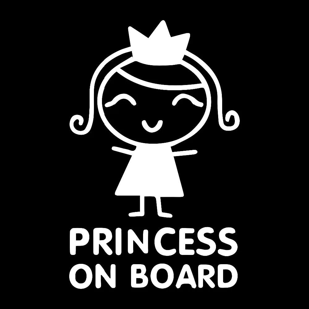 Car Stickers Personality Princ - Car Accessories For Baby บทวิจารณ์และราคา