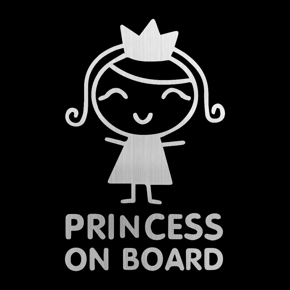 Car Stickers Personality Princ - Car Accessories For Baby บทวิจารณ์และราคา