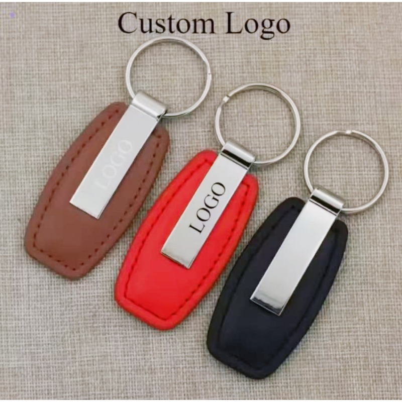 Personalized Leather Keychain  - Car Accessories Name บทวิจารณ์และราคา