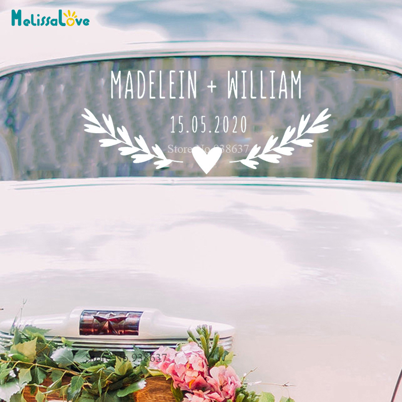 Branches with heart Wedding ca - Car Accessories Name บทวิจารณ์และราคา