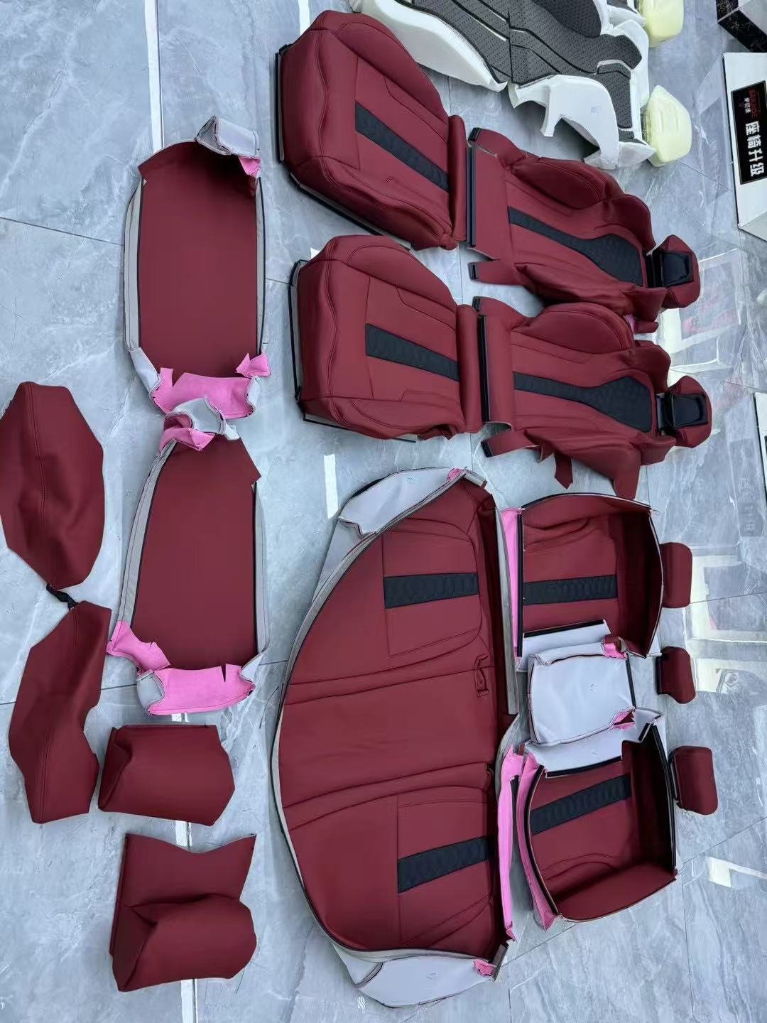 For  X3 X5 X6 M3 M5 Series Upg - Leather Car Seat Cover บทวิจารณ์และราคา