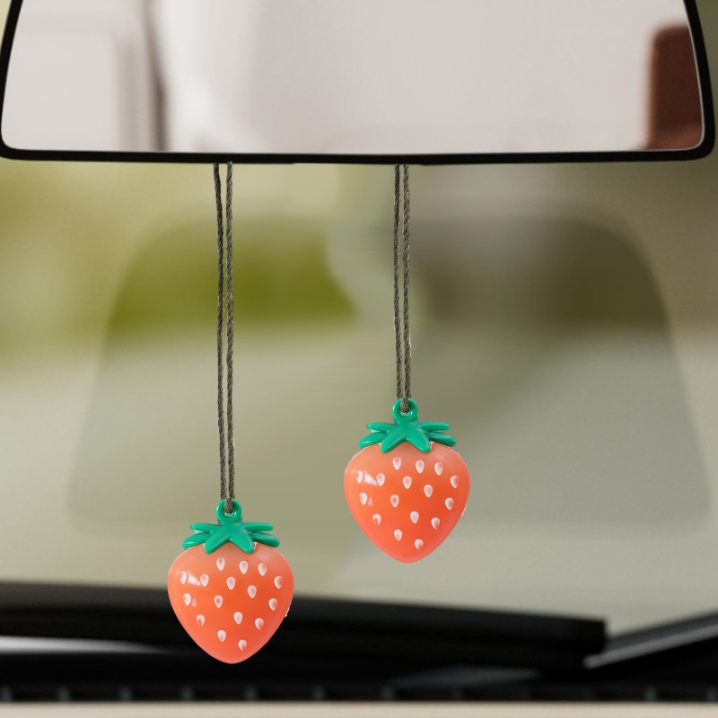Cute Strawberry Car Pendant Co - Car Accessories Gift Ideas บทวิจารณ์และราคา