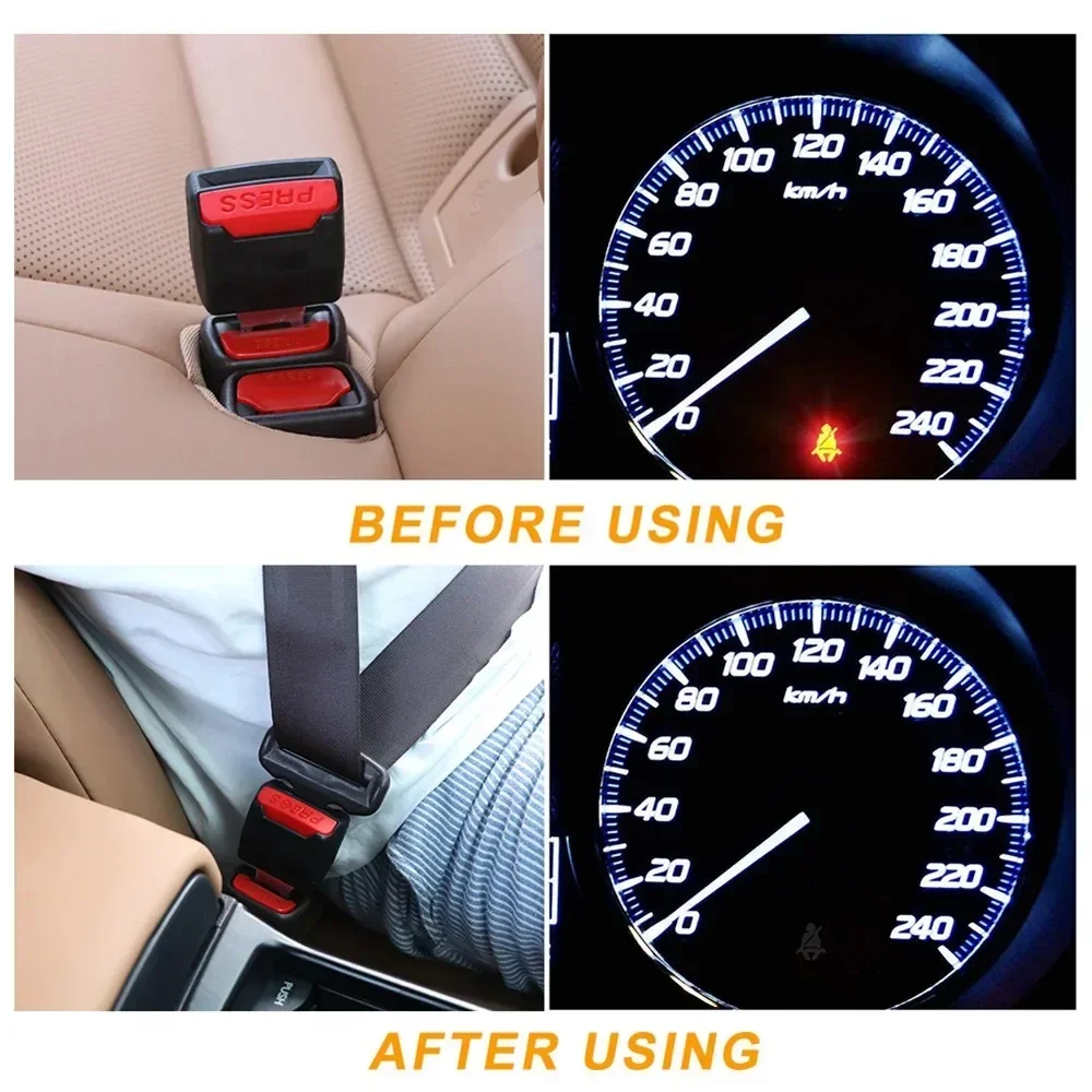 2PCS Car Seat Belt Clip Extens - Car Accessories For Baby บทวิจารณ์และราคา