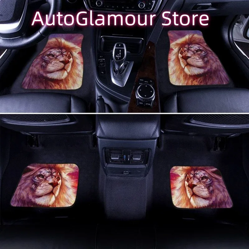 Warrior Lion Car Floor Mats Cu - Car Accessories Gift Ideas บทวิจารณ์และราคา