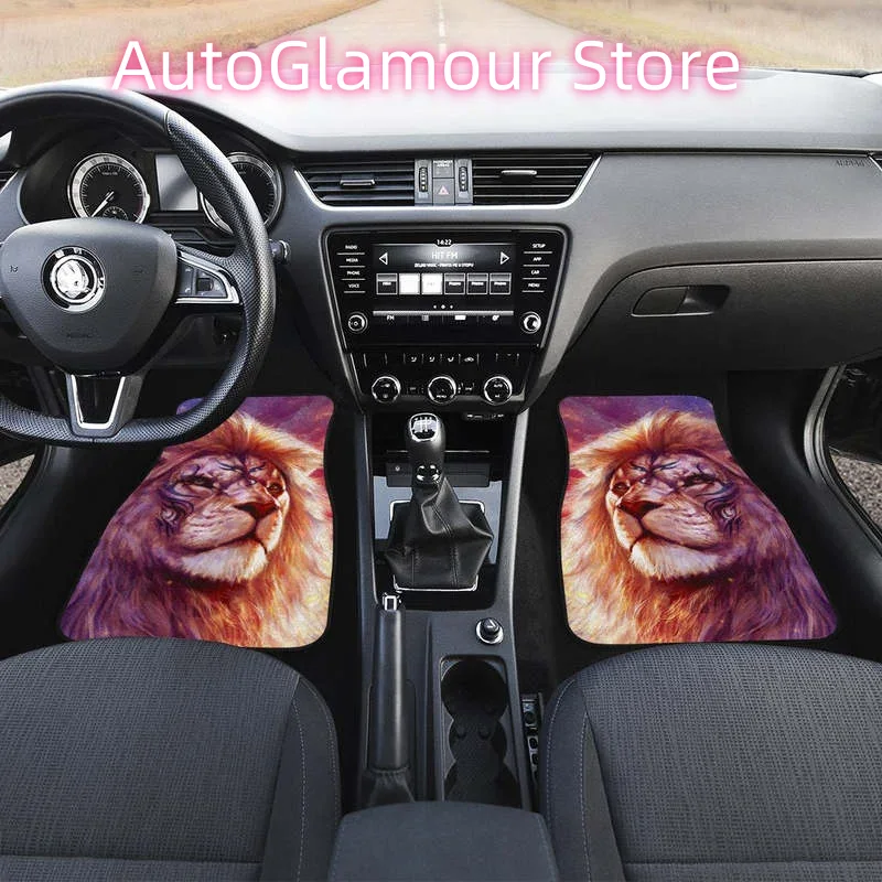 Warrior Lion Car Floor Mats Cu - Car Accessories Gift Ideas บทวิจารณ์และราคา