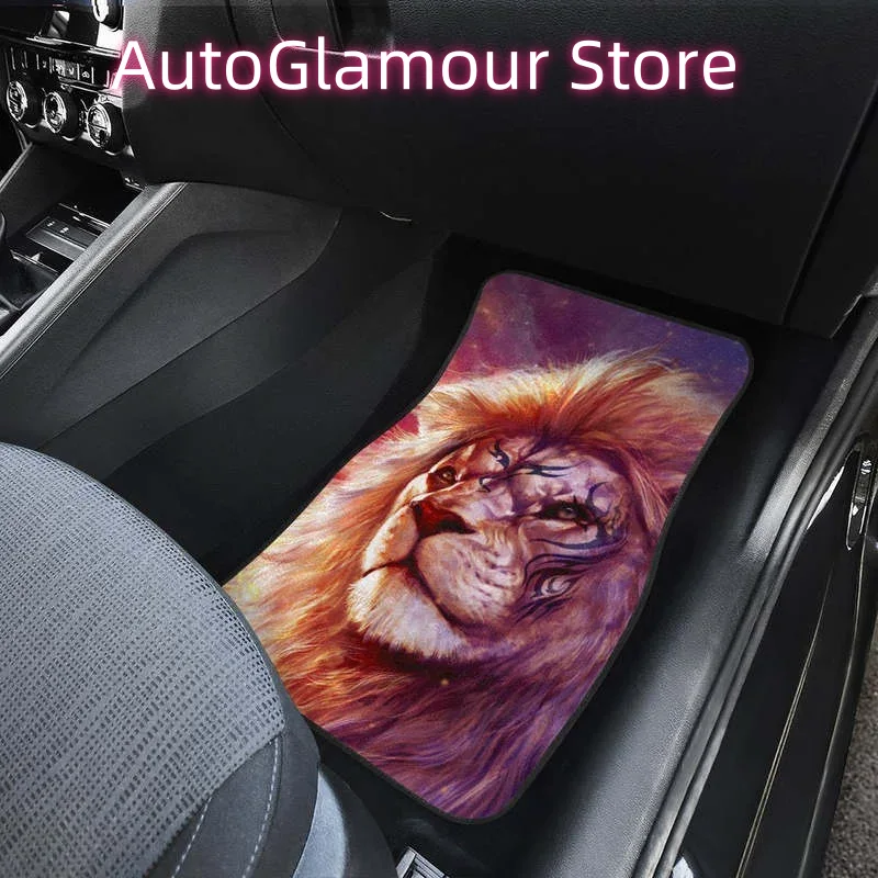 Warrior Lion Car Floor Mats Cu - Car Accessories Gift Ideas บทวิจารณ์และราคา