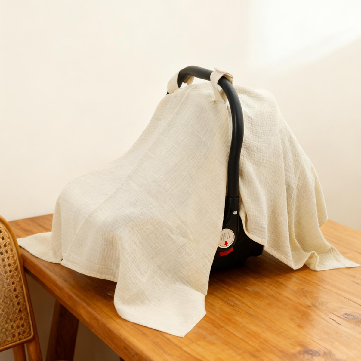 2025 Solid Color Baby Muslin C - Car Accessories For Baby บทวิจารณ์และราคา
