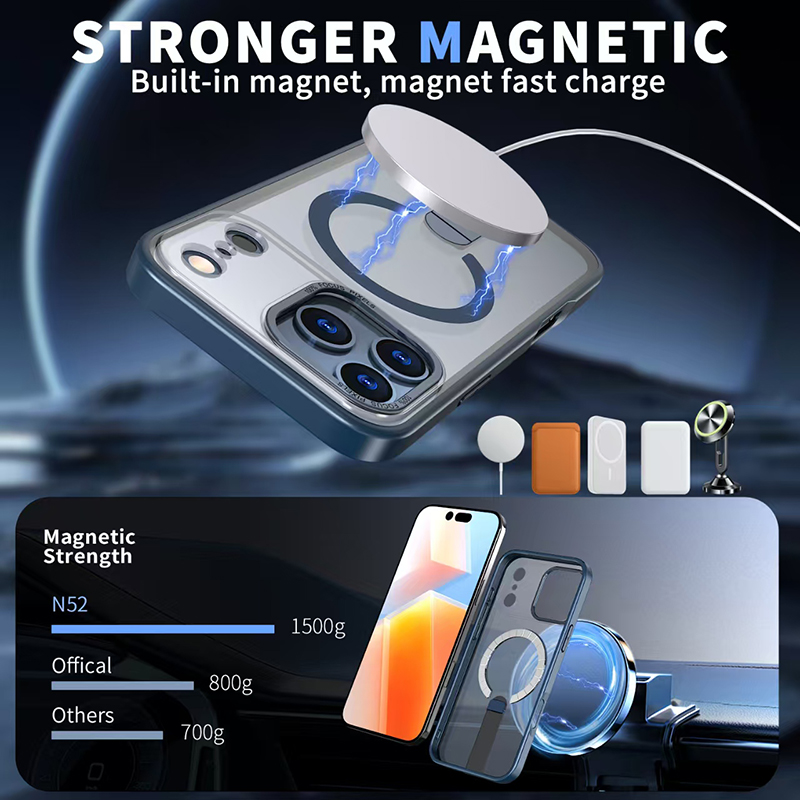 High quality matte metal invis - Car Phone Holder Magnetic บทวิจารณ์และราคา