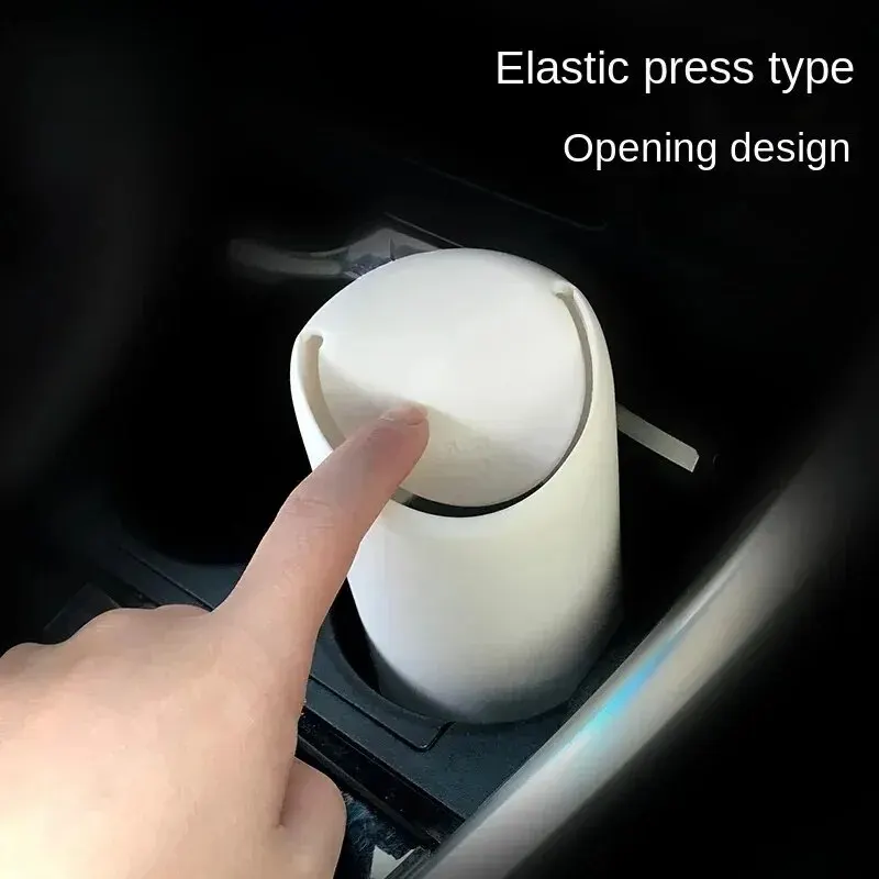 Silicone Car Trash Can Dust Ca - Car Accessories Name บทวิจารณ์และราคา