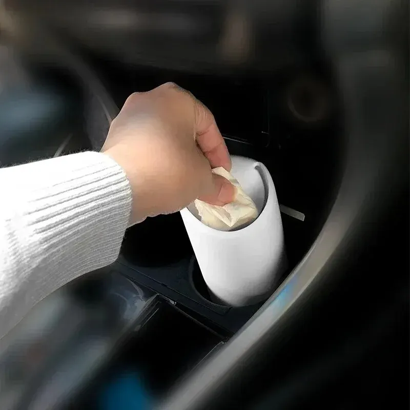 Silicone Car Trash Can Dust Ca - Car Accessories Name บทวิจารณ์และราคา