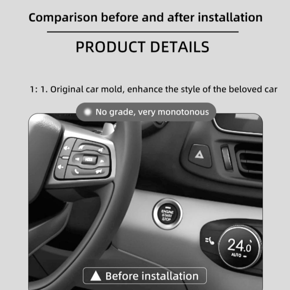 1PC Car One-Touch Start Button - Car Accessories Website บทวิจารณ์และราคา